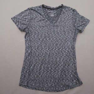 4/$20Womens Small Athletic Top NYL Sport Gray Marled Crossfit Athleisure